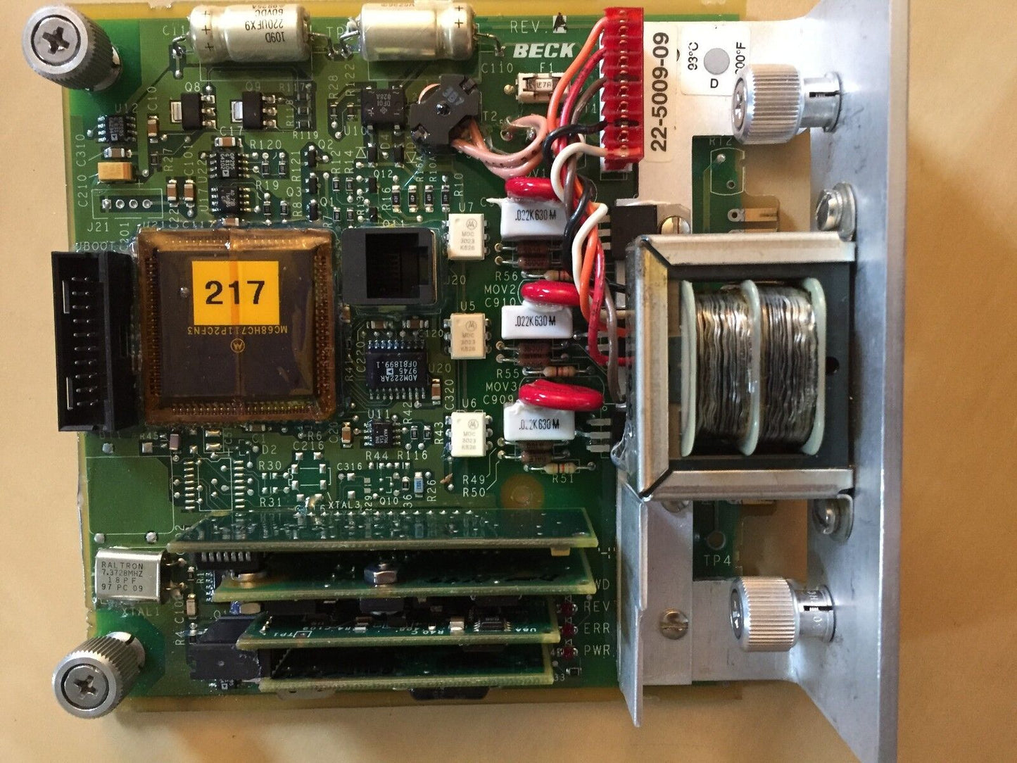 Beck 22-5009-09, Dcm Pc Board 22-5009-59 ,Ag