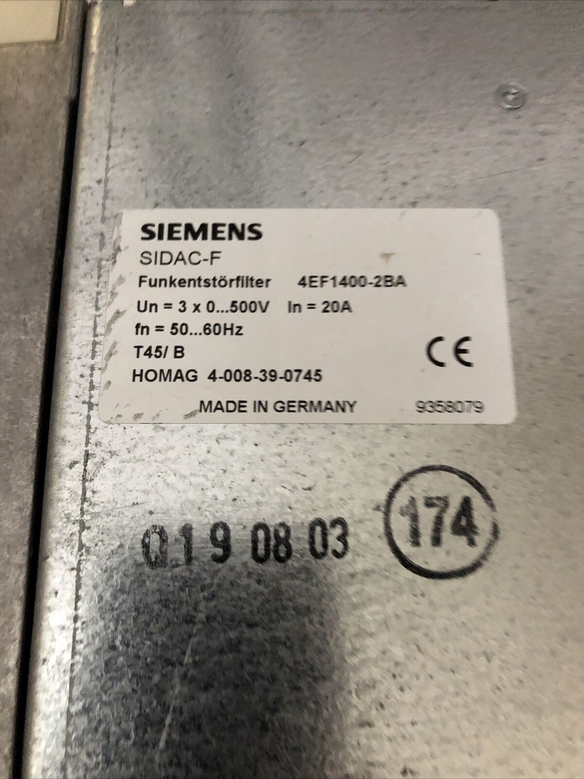 Keb 14.F4.C1e-4A01/1.4,Homag Keb Combivert,Siemens Sidac-F,11 Kw,Keb F4,Cs