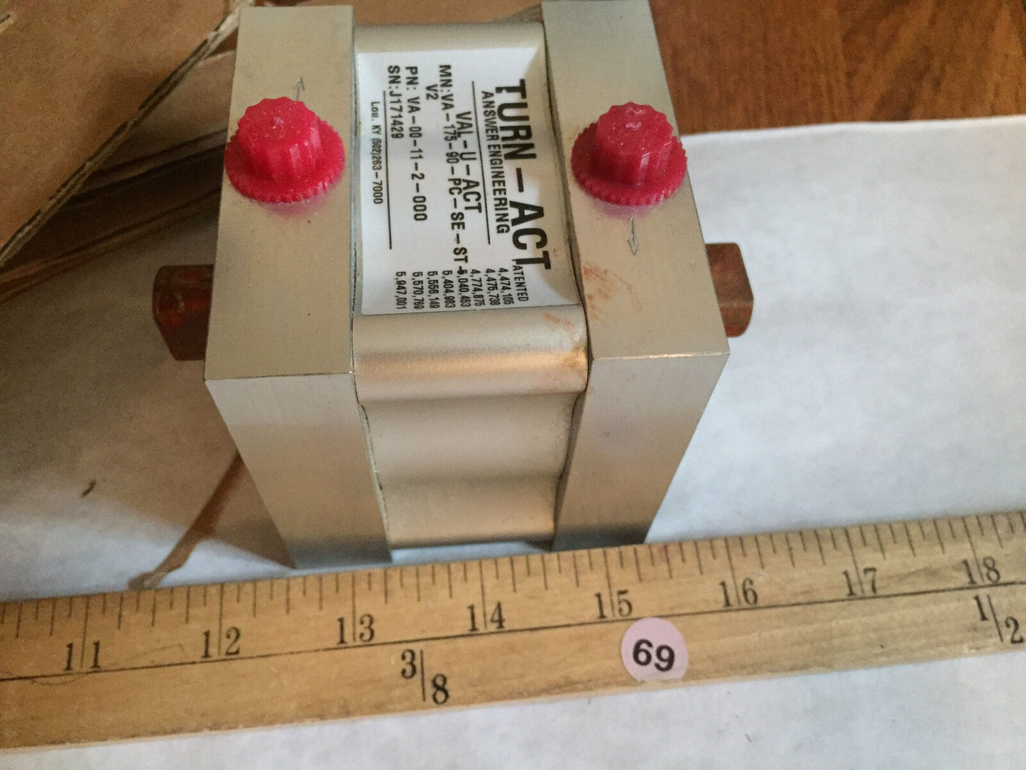 New Answer Val-U-Act,Turn-Act,Va001120,Va-175-90-Pc-Se-St-V2,3Way Actuator,Cz