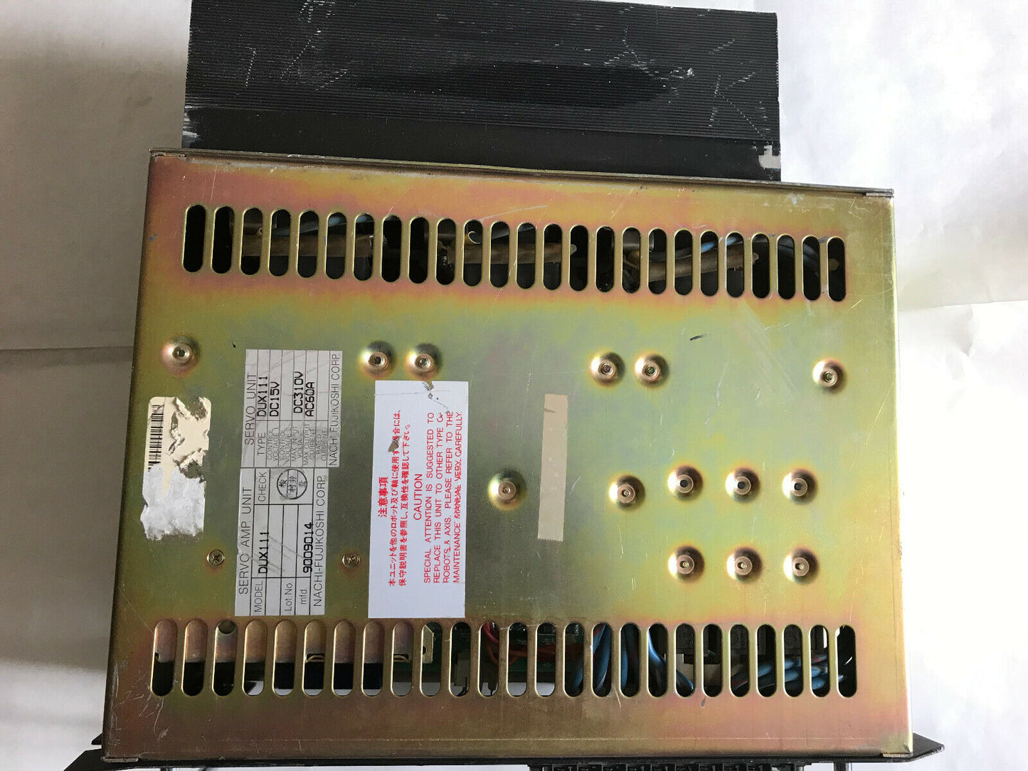 Nachi Dux111 Servo Amplfier 15Vdc 15/310V,Sm