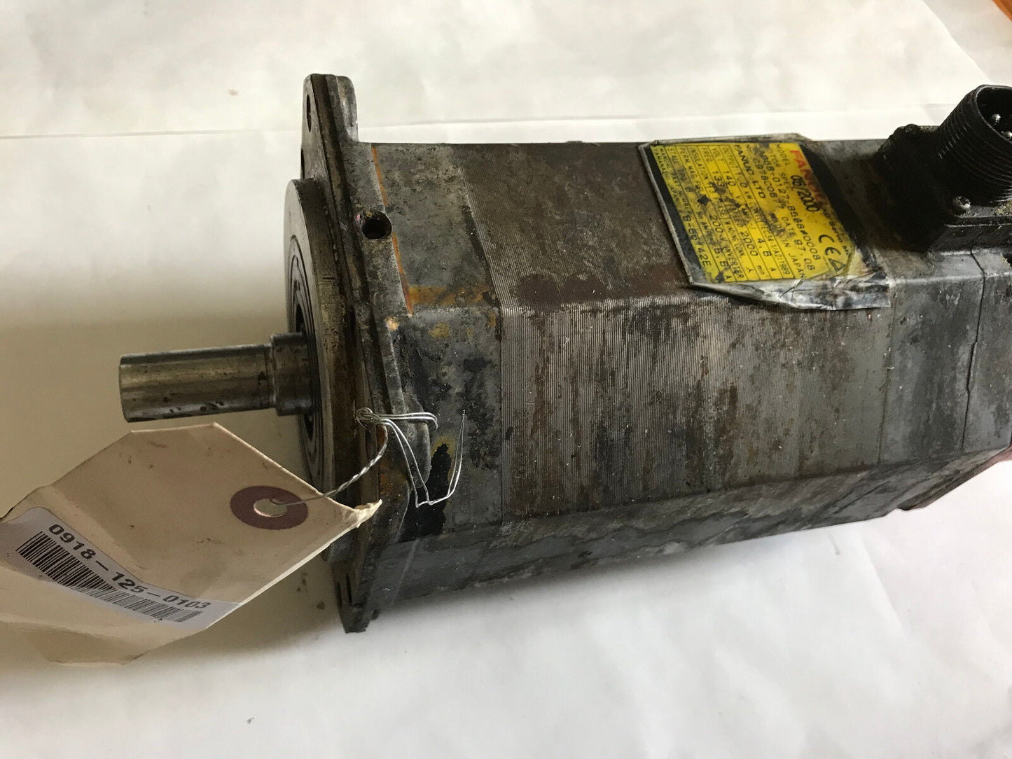 Fanuc A06b-0127-B588#0008 Ac Servo Motor,A6/2000,1Kw,3Phase,140V Rpm 2000,Ac