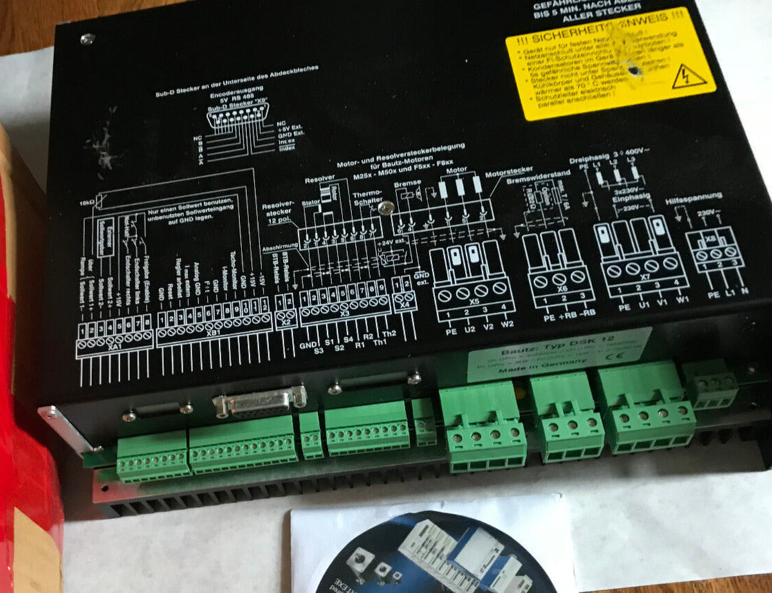 New Bautz Dsk 12 Servo Drive,Bautz Type Dsk 12,Room5