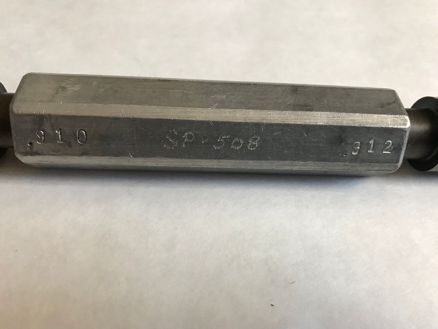The Pipe Machinery Go Smooth Plug Inspection Gage Sp-508 Go .910 No Go .912,Et