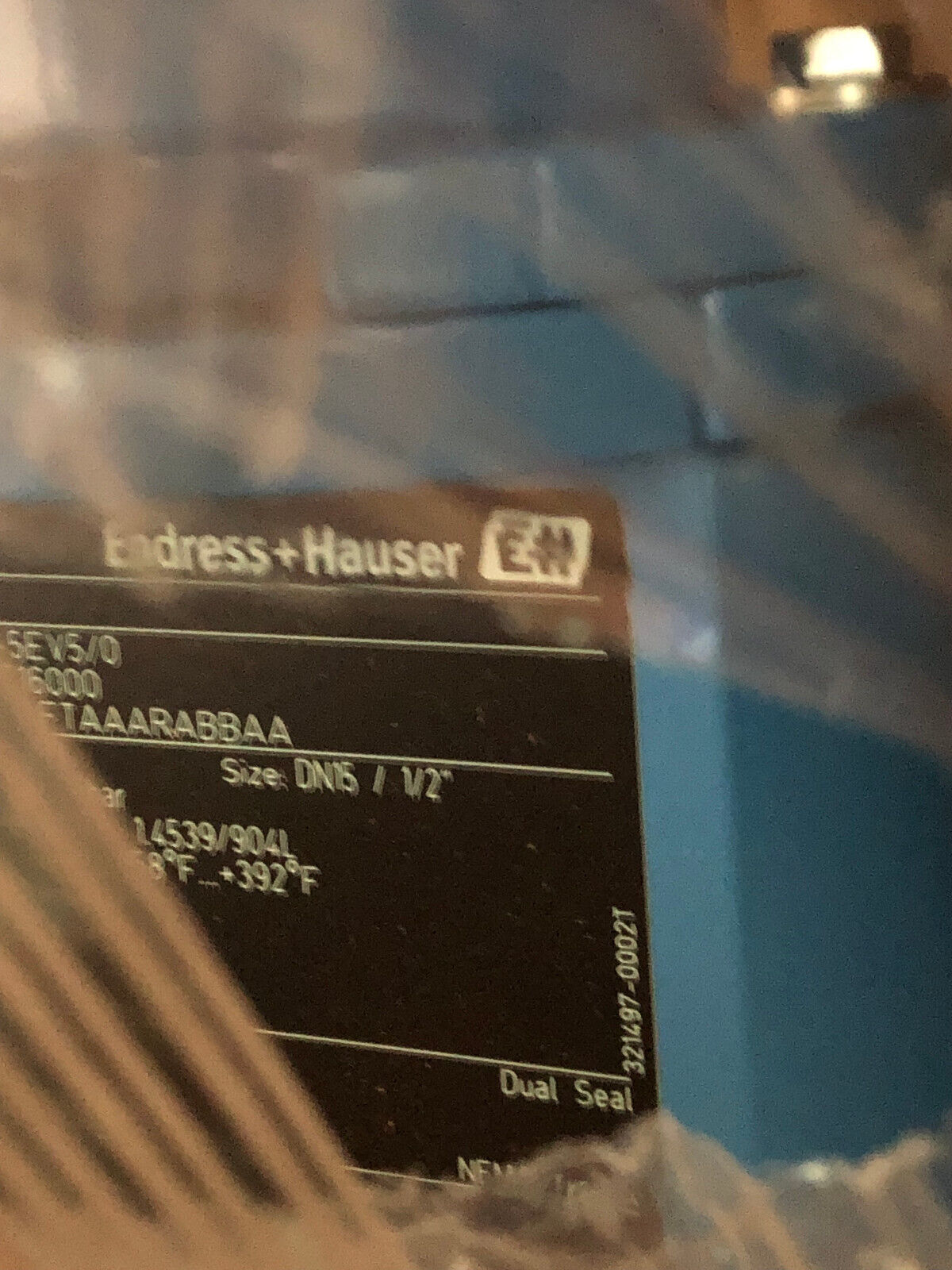 New Endress + Hauser 83F15-5Ev5/0 Promass 83,Promass F,1.7038/19,Dn15 / 1/2",Aq