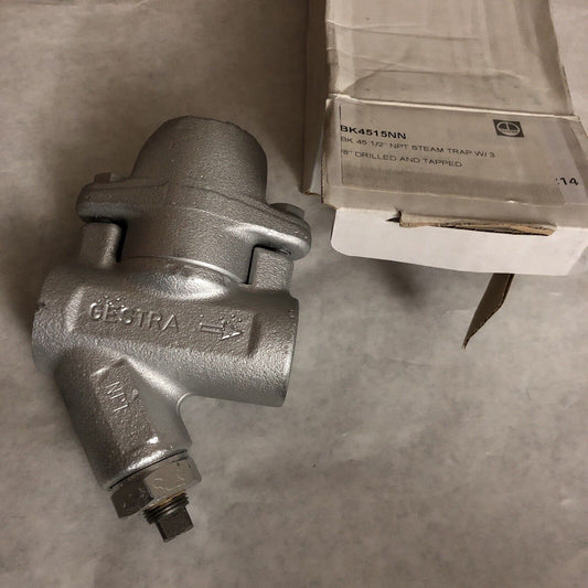 1/2" Gestra Bk 45 Dn15 1/2 Cl 300 Thermostatic Steam Trap,Gestra 0460 Rn,An