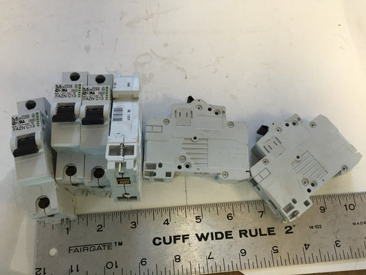 Lot 6 Klockner Moeller Fazn C13, 1 Pole Circuit Breaker Contactor,Sh