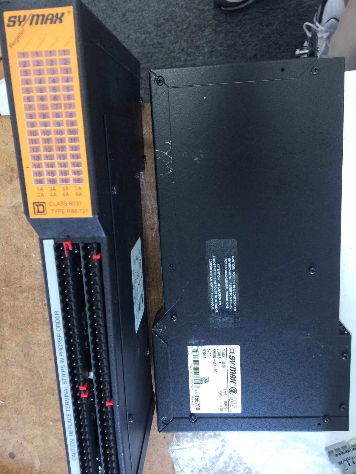 Square D Rim731,8030 Sy/Max 64Pt Input 8030-Rim-731,S30608-581-50 ,Sa