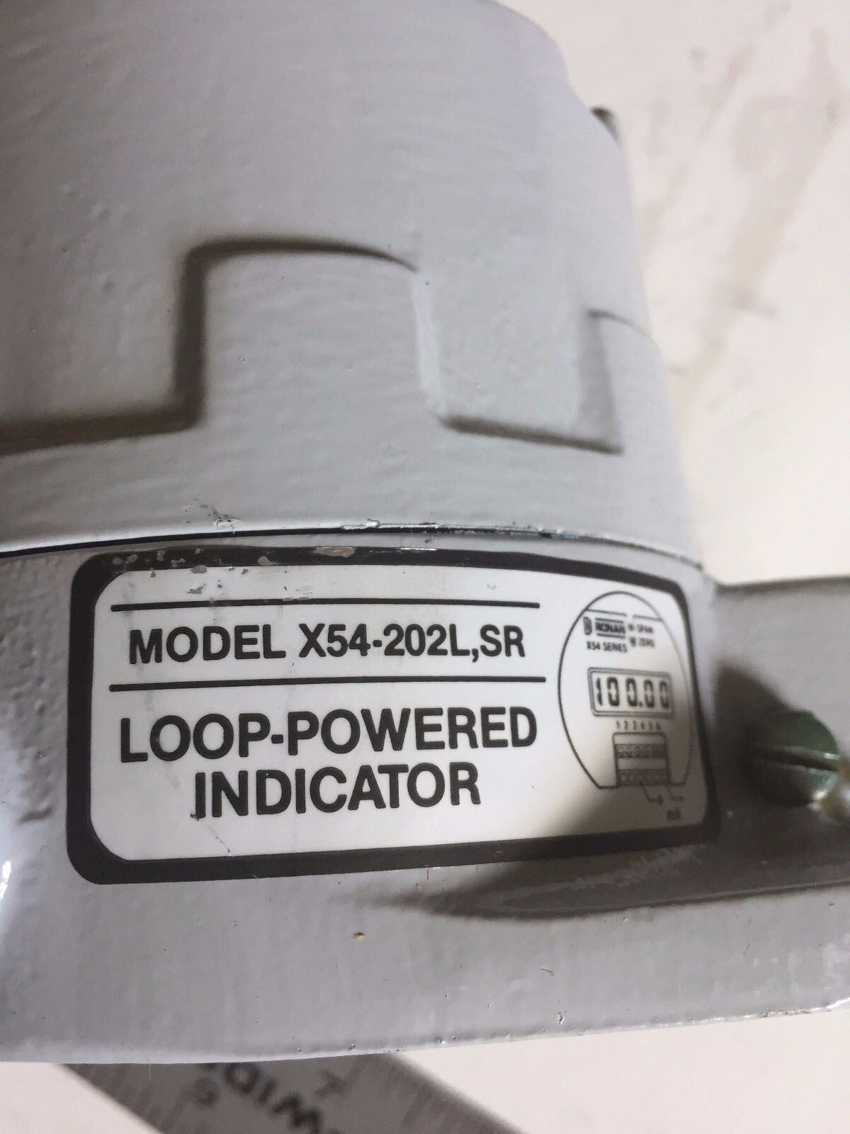 Ronan X54-202L-0.0.100.0E-B-Exp,X54-202L,Sr,Xihfgcx2l Indicator 20Ma Nema4 L,Ct