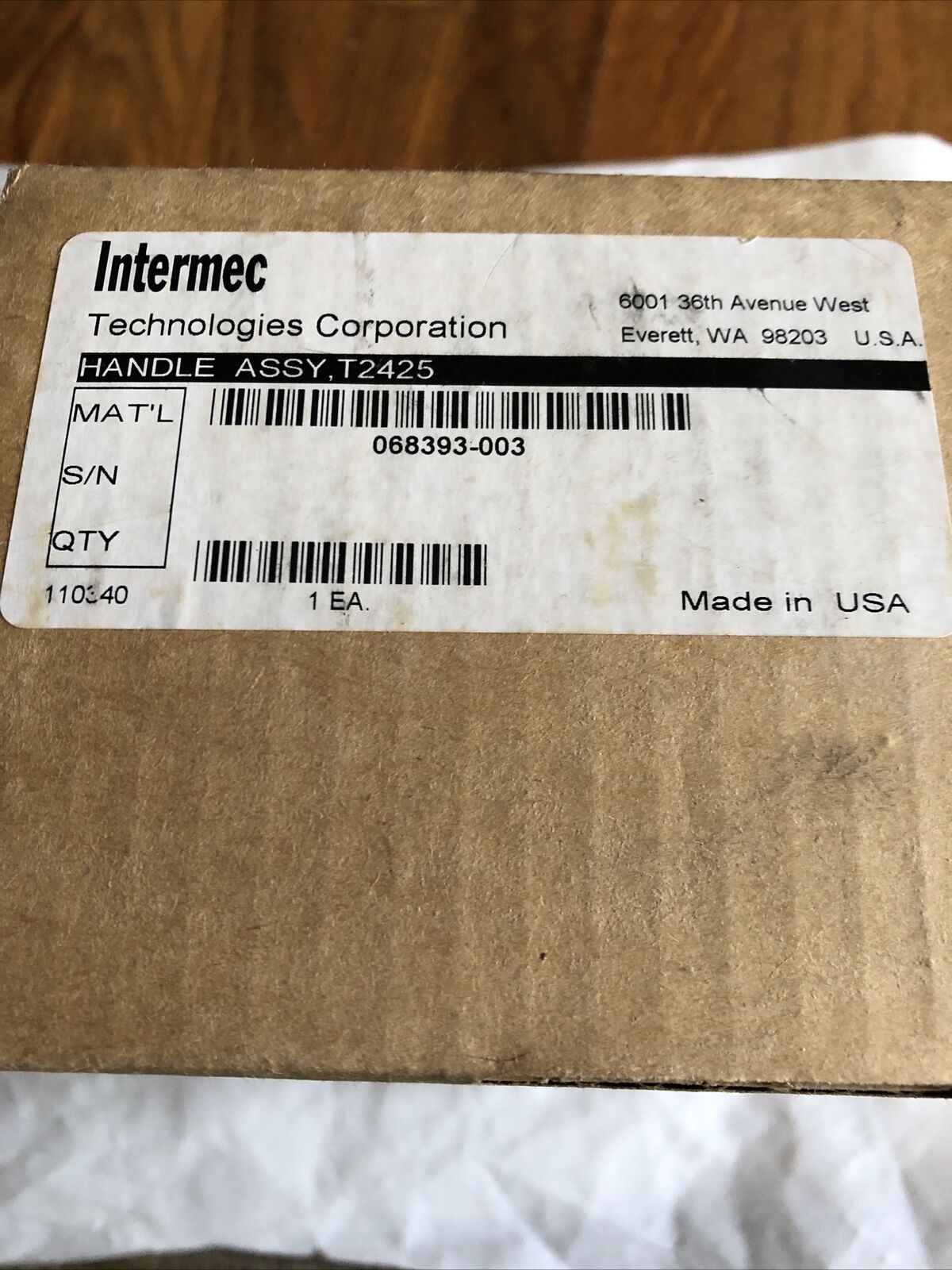 New Intermec 068393-003 Scanner Handle Assemblies,T2425 Ao