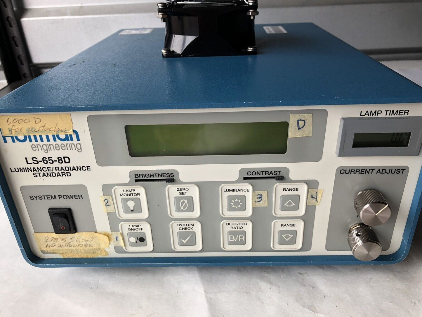 Hoffman Ls-65-8D Luminance/Radiance Standard,Ch