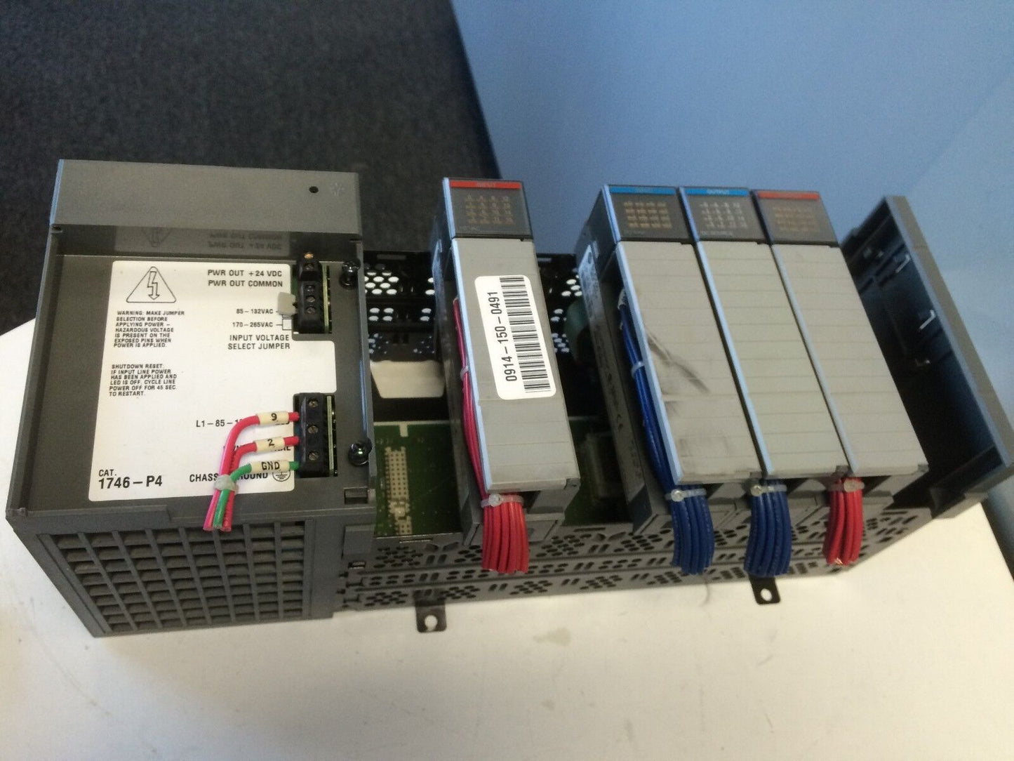 Allen Bradley Slc-500 Plc 1746-A7,1746-P4,1746-Oa16,1746-Ob16,1746-Ib16,Bu