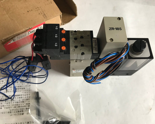 New Smc Zr118s1-K1d1lz-Ec Vacuum Ejector Connector Zr-18S,Vj3233-X17,Vj3133,Si