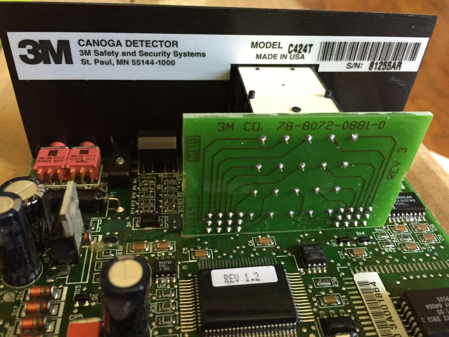 New 3M C424t,3M Canoga Detector Perkins Loop Digital 12-24Vdc 78807208745,Cw
