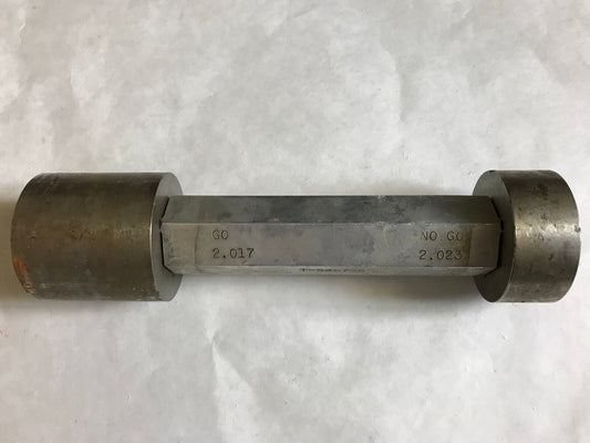 The Pipe Machinery  Go No Go Plug Gage 2.017 2.023,Ad