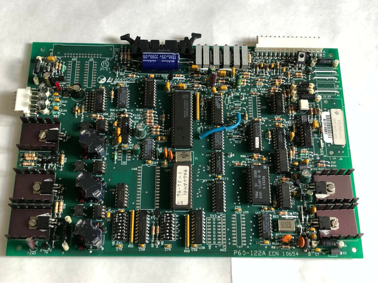 Lamarche P60-122A, Lamarche P6o-122A Pc Board,S2a-122A-2601,Fi