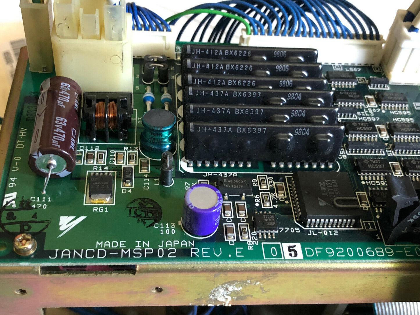 Yaskawa Jznc-Mpb02e Yasnac Mrc,Jancd-Msp02,Df9200689-E0,Cg