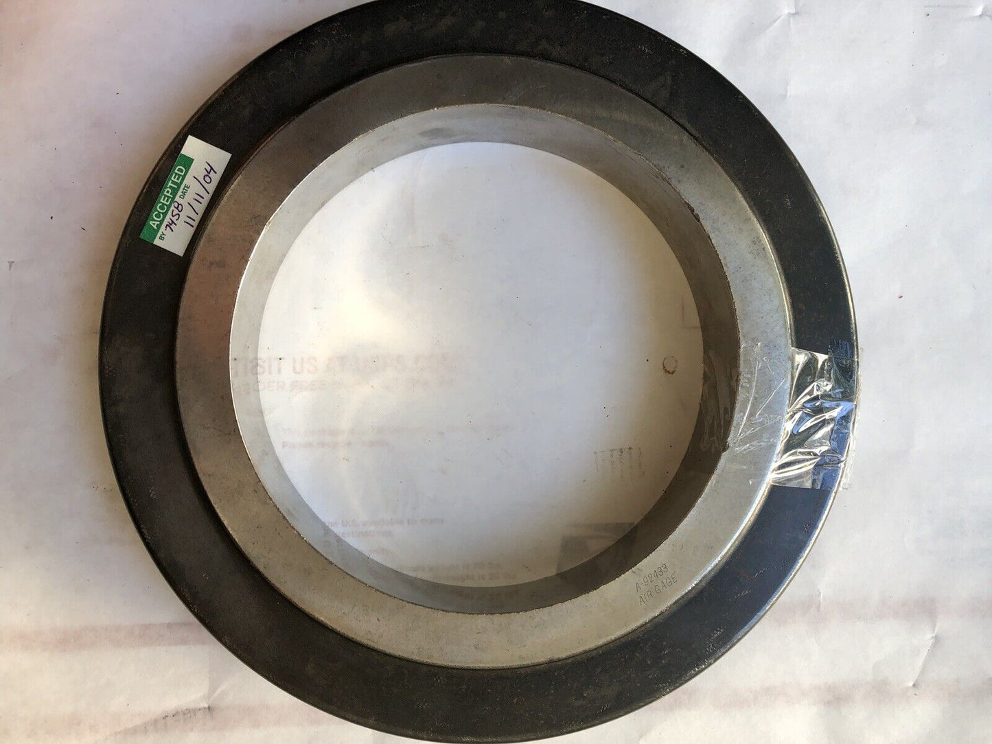 Air Gage Bore Setting Ring,Gr1-M-6.621-Xx-Min,A-92433,Th