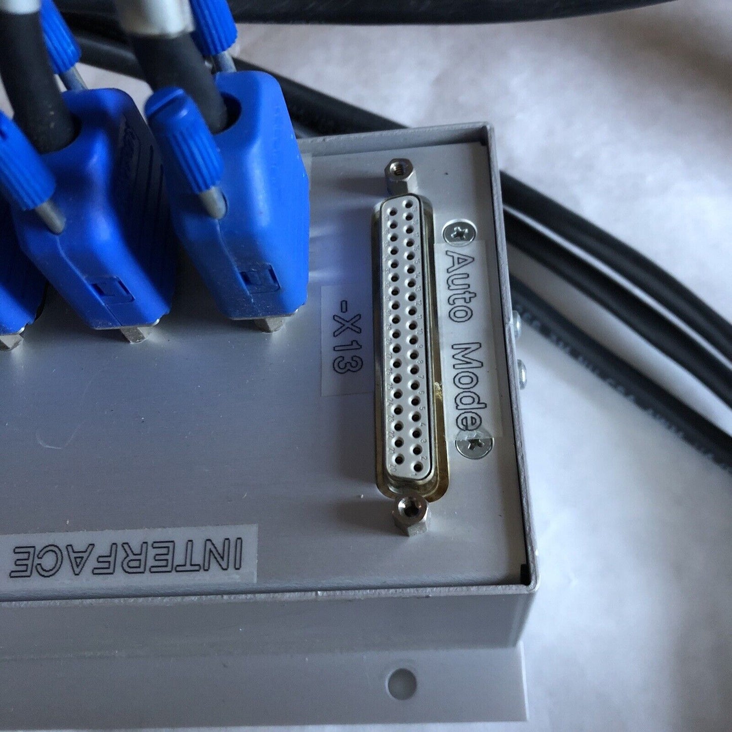 Interface W/ Cable For Jm #Hp-200 #1140 Hydrogen Purifier Controller Mfc-4,Ay