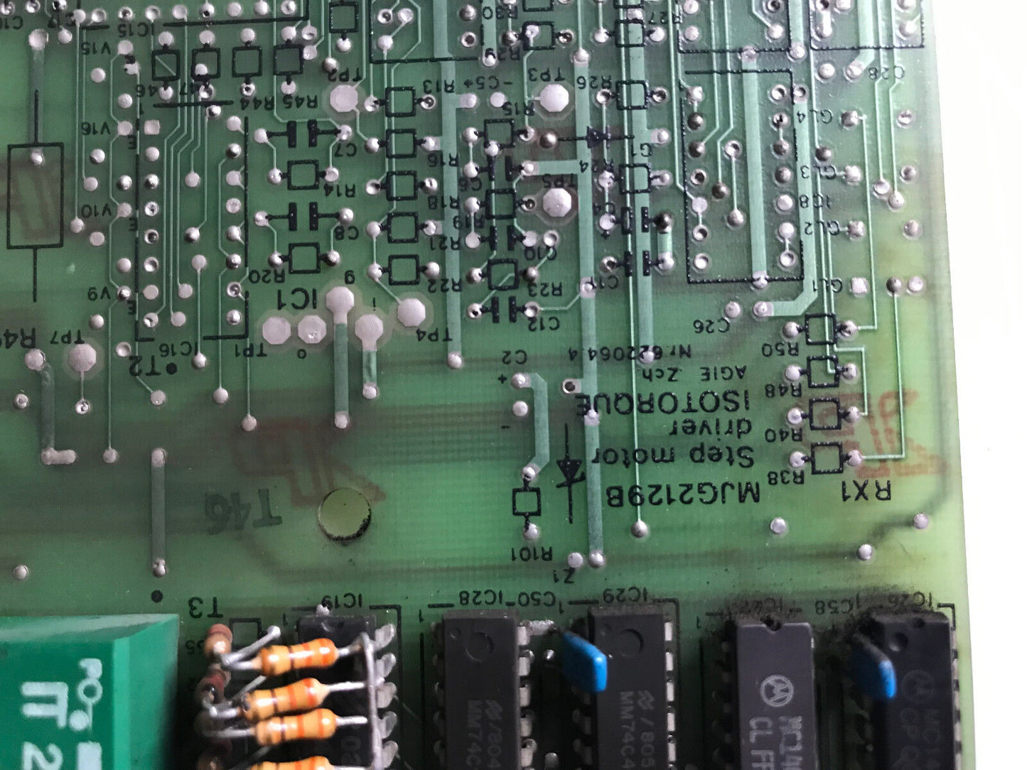 Agie 622064.4 Step Motor Driver Mjg2129a Board Isotorque Edm 614881 Mjg2129b,Si