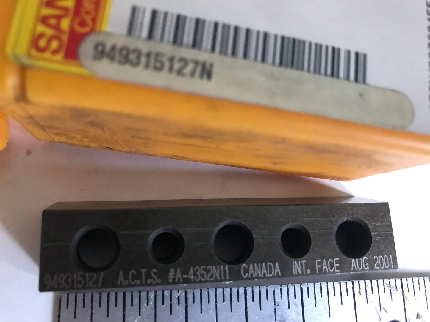 Lot 5 Sandvik Insert Tool Bit Clamp Lathe 949315127 Int. Face #A-4352N11,Sc