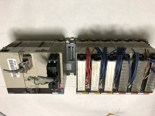 Omron Sysmac Cs1g,Cpu44h Plc Rack Pa204s I/O Power Supply,Nc413,Oc225,Id212,Ey