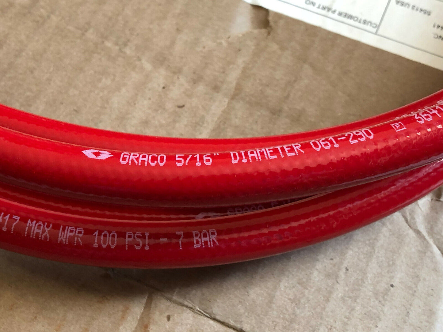 New Graco 235069 Coupled Hose 5/16" Diameter 061-290,36417,E69567 (P) Cable,Sj