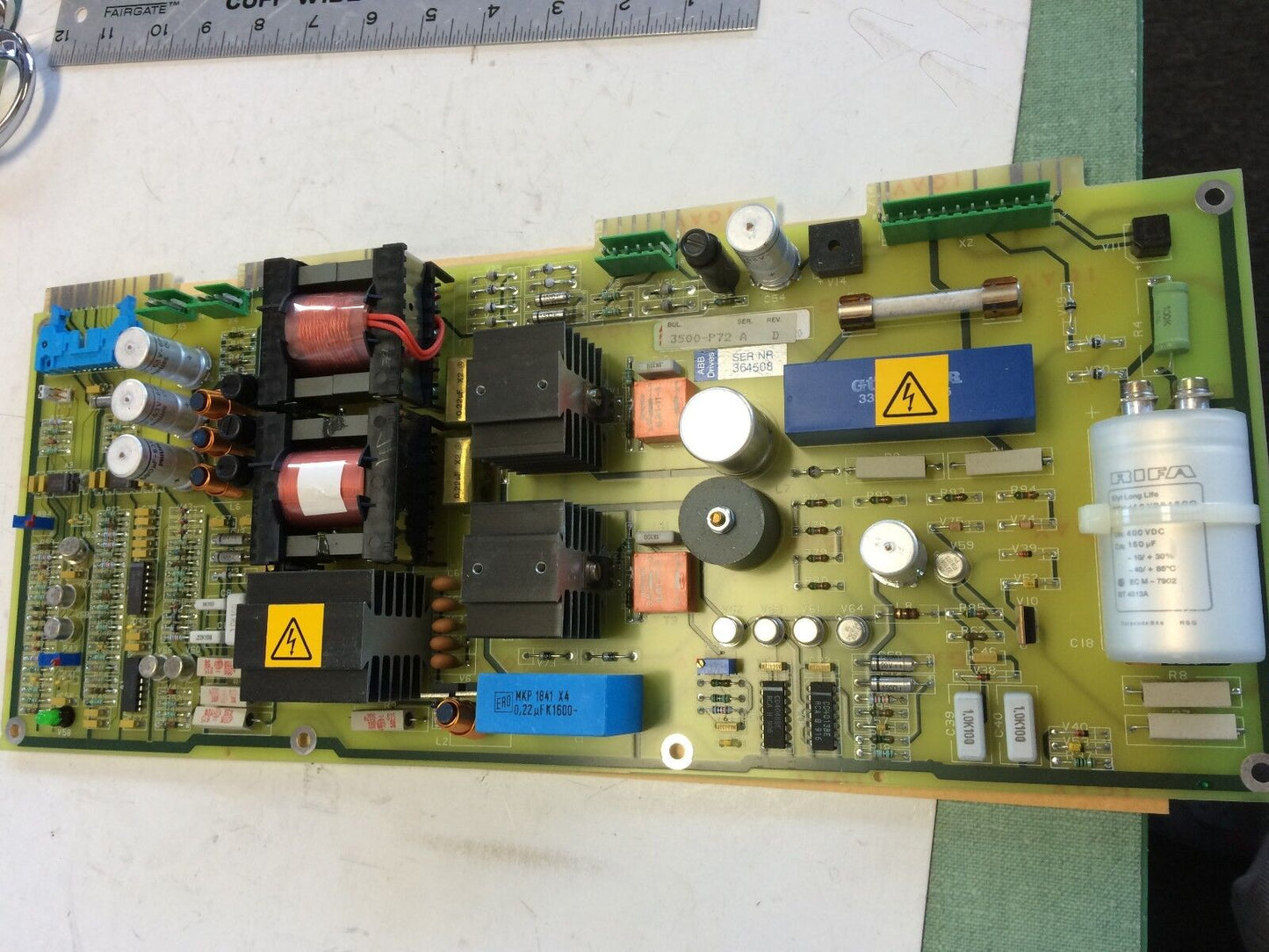 Allen Bradley 3500 P72, Pwr Supply, Saft 172, 3500-P72 A D, 5761385-8G,Es