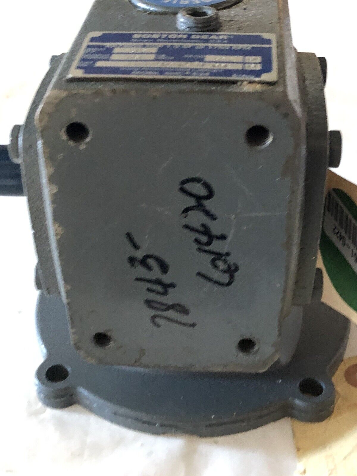 New Boston Gear F713-30S-B5-J6-Dor Right-Angle Gear Motor,30:1-Ratio,.320Hp,Ck