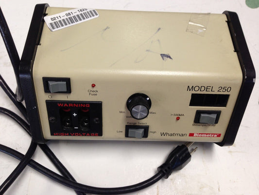 Whatman 250 Biometra Model 250 Power Supply,Db