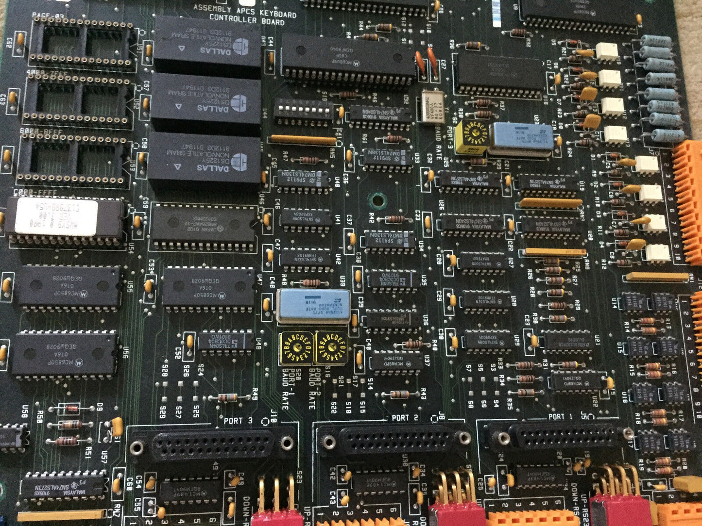 Rockwell E20117-1,C129614 Rev00,128625,124441 Board Keyboard Controller Apcs,Sh