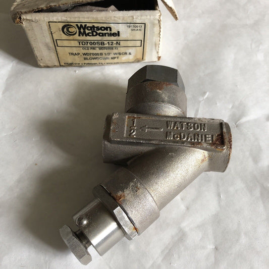 Watson Mcdaniel Wd700s Turbo Disc Trap Wd700 Pma 600 Psig 1/2'' Npt,Dk
