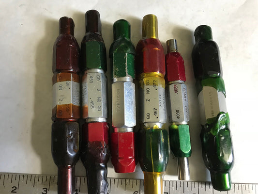 Lot Plug Gage Go Nogo Van Keuren .471,473,464,469,4030,4035,483,488,450,467,Es