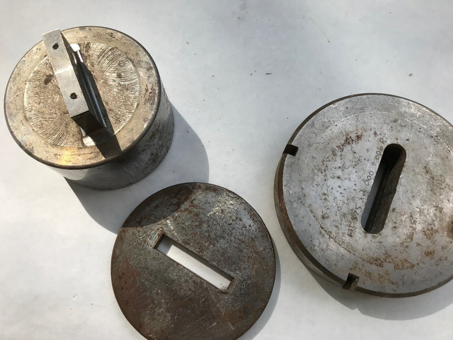 Wilson .375X2.000,3-1/2" Rectangle Punch Die Wt.375X2.000 +.006 Rt Set,Tg