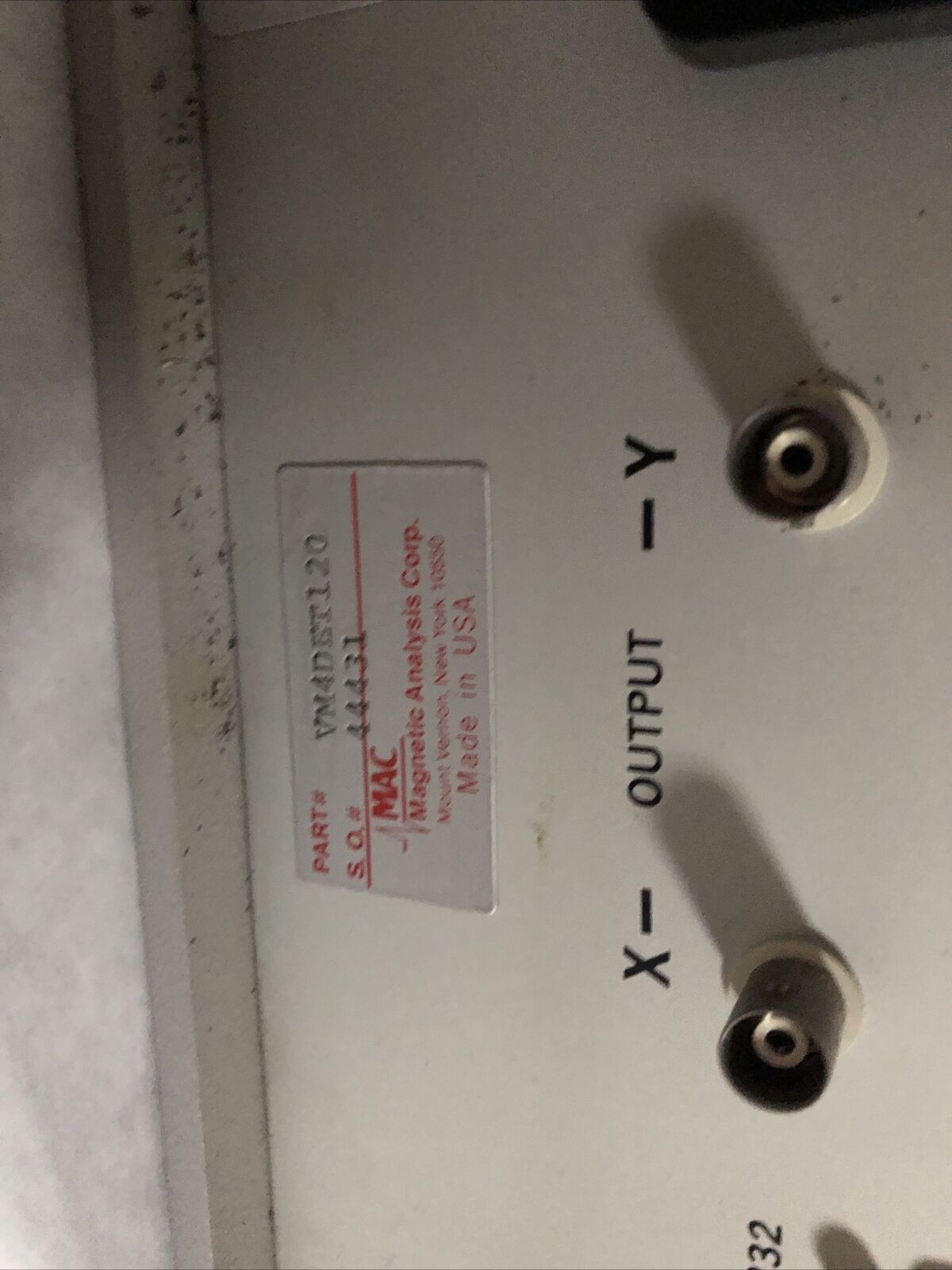 Mac Vm4det120 Magnetic Analysis Vm-4,Varimac Iv Eddy Test Comparator,Bh
