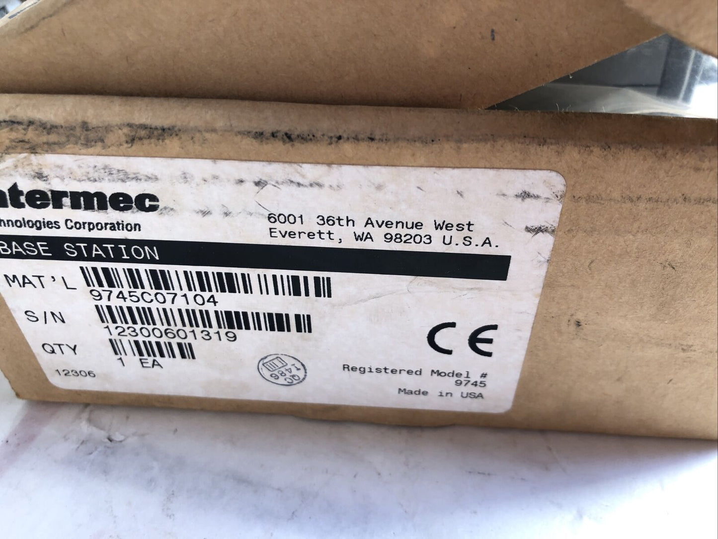 New Intermec 9745,9745C07104 Technologies, 9745,Microbar 9745 Base Station,Fk