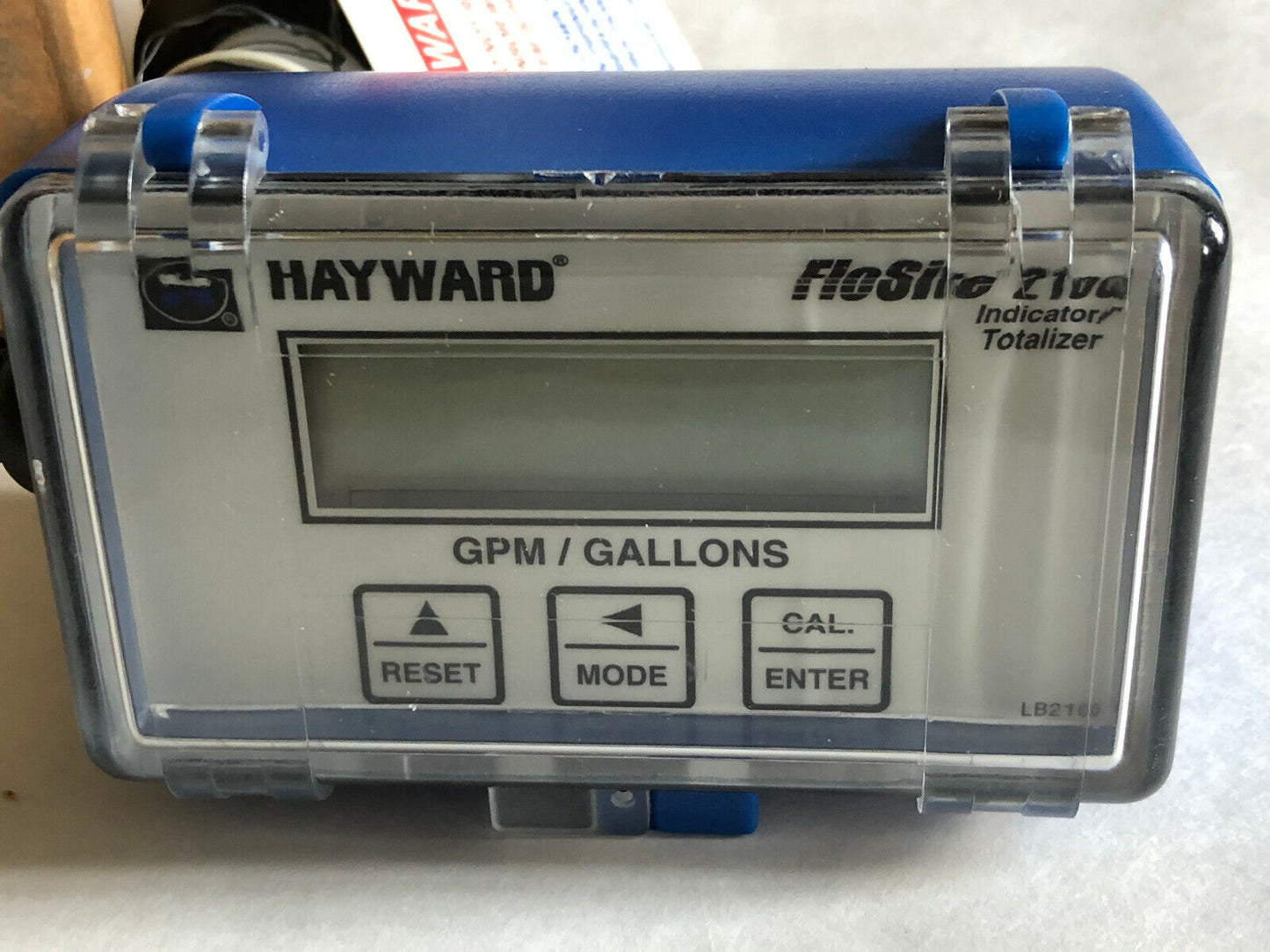 New Hayward Flosite 2100,Fs2105cmtbe Totalizer Flow Indicator Battery Power ,An