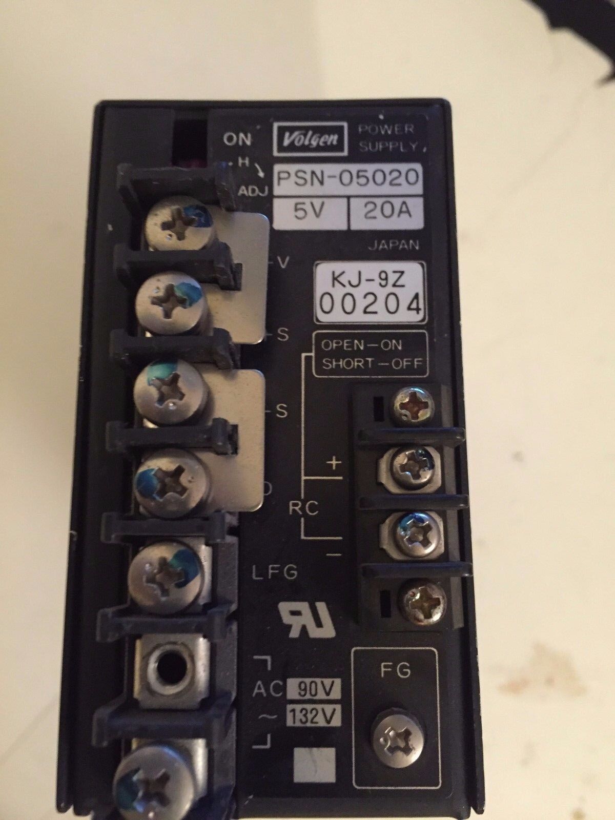 Volgen Psn-05020 5V, 20-Amp Power Supply Kj-9Z,Eh