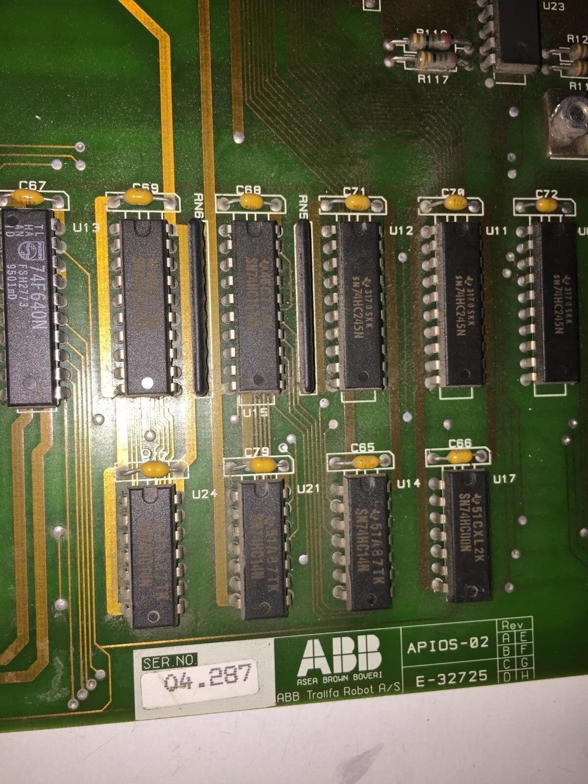 Abb Ios-02,Abb Apios-02,Abb E-32725 Output Control Board,Er