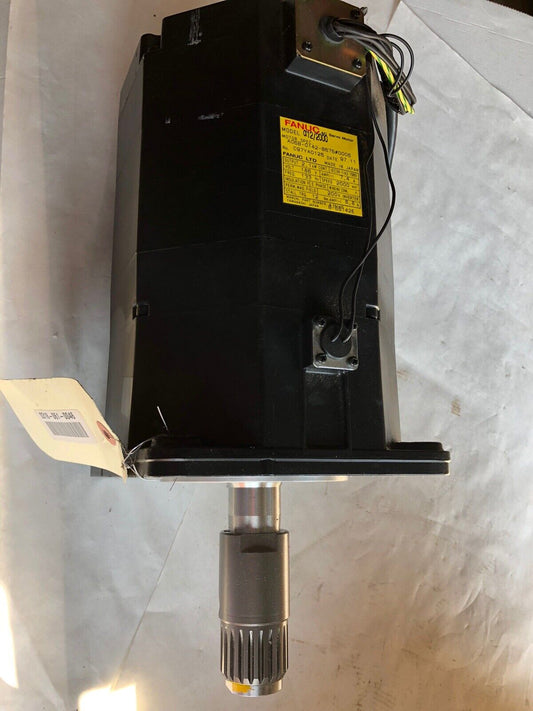 Fanuc A06b-0142-B675#0006,A12/2000,186V 2000Rpm Ac Servo Motor,A860-0360-T201,Ev