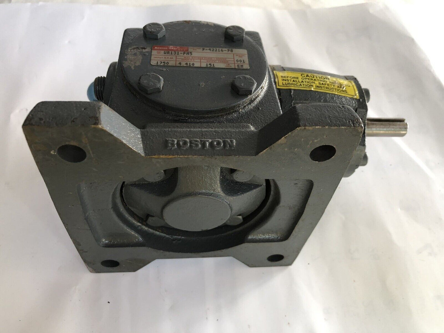 New Boston Gear Motor Vr131-Pm5  4.410Hp 1750Rpm 151Torque,9-42216-98,Dd