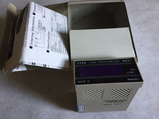 Tenor M5w-D Line Speed Meter Marsh Bellofram Atc Speed Indicat,Autonics M5wd,Cs