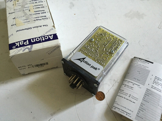 New  Action Pak 4570-251 Signal Conditioner,120Vac Ap 4570-251,Ee