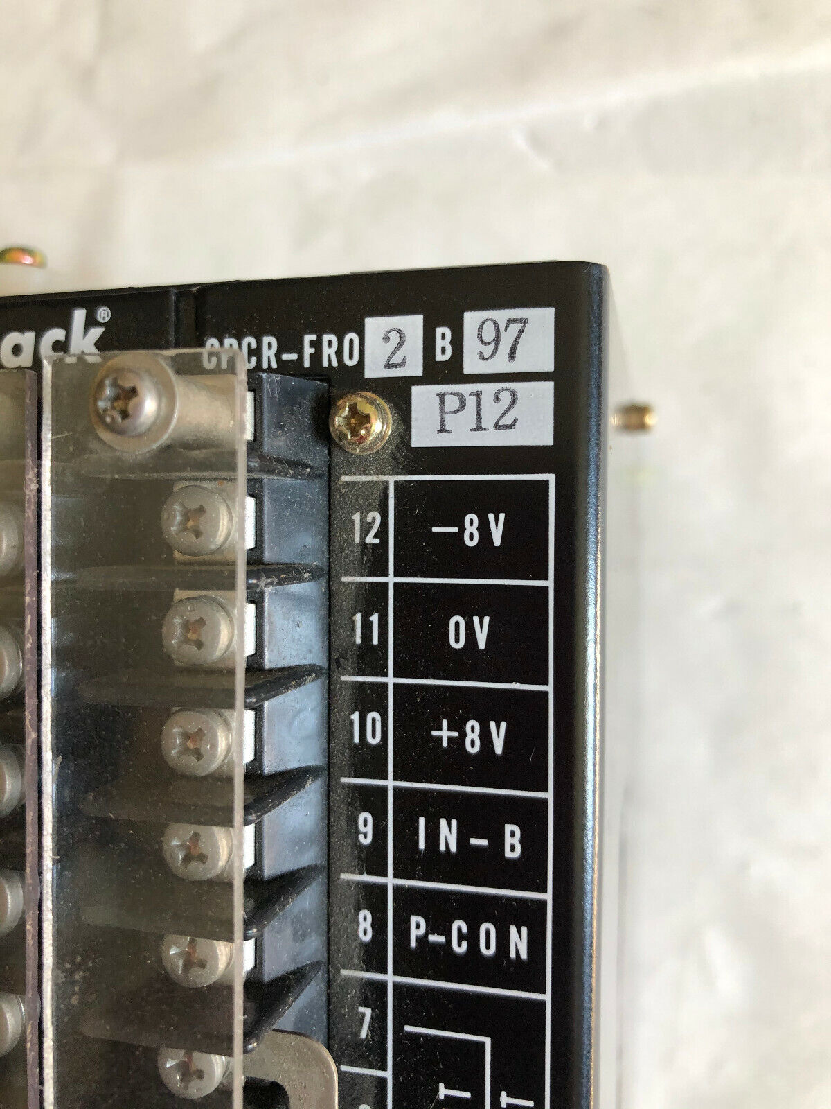 Yaskawa Cpcr-Fr02b97  R4m,Cur-M, Ifu 10A,Servopack,Cpcr-Fro 2 B97,Tc,Cf