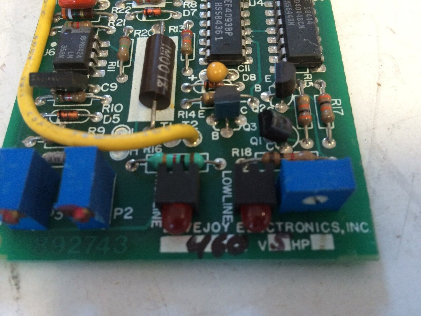 Lovejoy 460, V5hp, 892743 Control Card 1251,Cl