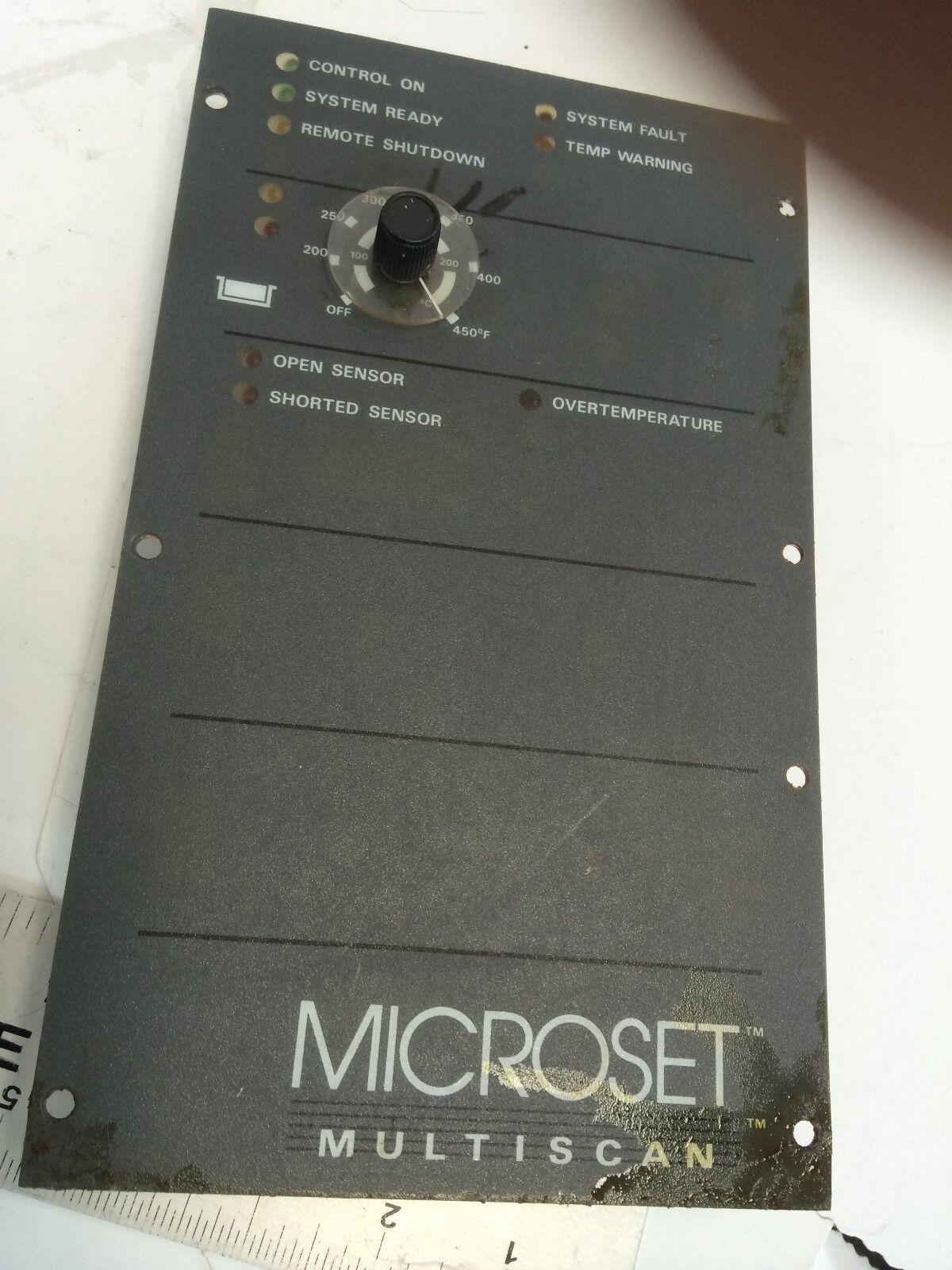Microset Multiscan 102168F Temperature Controller,Bc