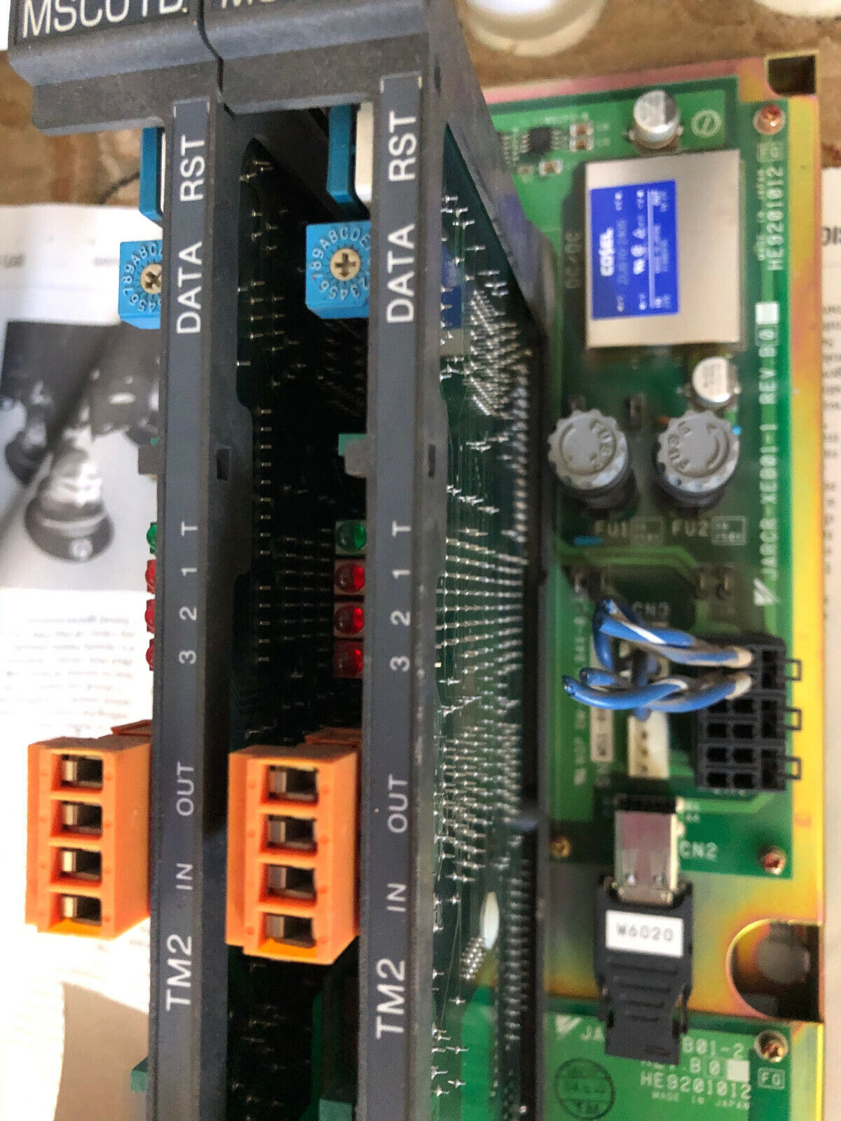 Yaskawa Jarcr-Xeb01-2 Expansion Rack He9201012,Msco1b,Msc01b,Jarcr-Xeb01-1,Ei