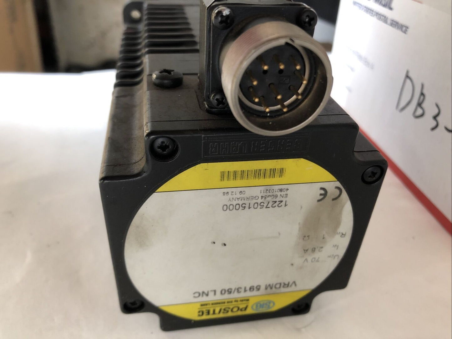Sig Positec Vrdm 5913/50 Lnc Dc Servo Motor, 70 Vdc  Berger 12275015000,Db