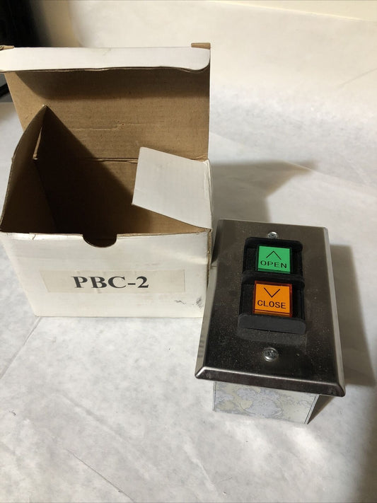 Garage Door Pbc-2 Control Station,2 Button,Open Close Switch Push Button,By