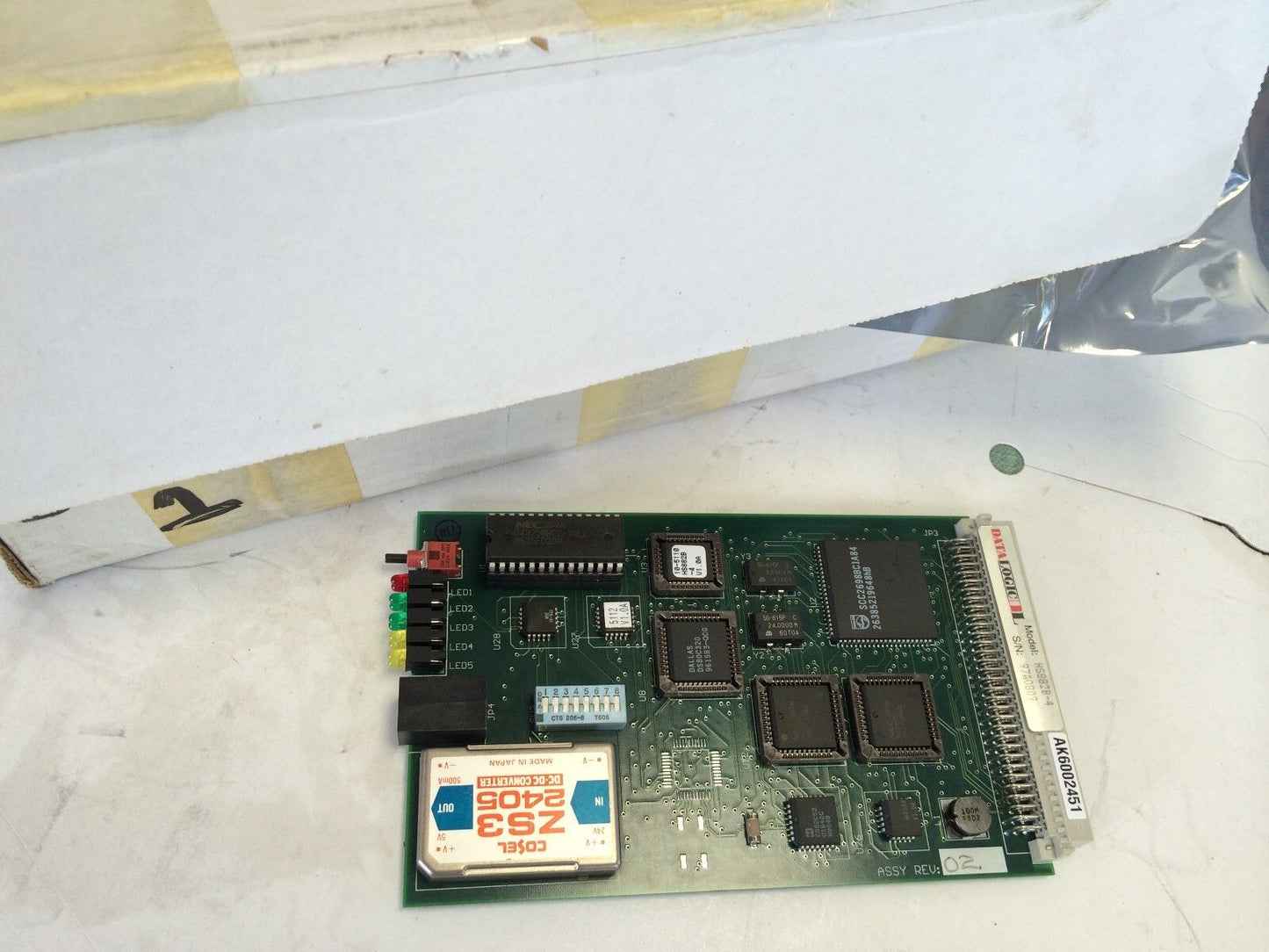 Data Logic Hs882b-4 Memory Card, Pcb,Circuit Board 14-1085 Rev 1,Fc