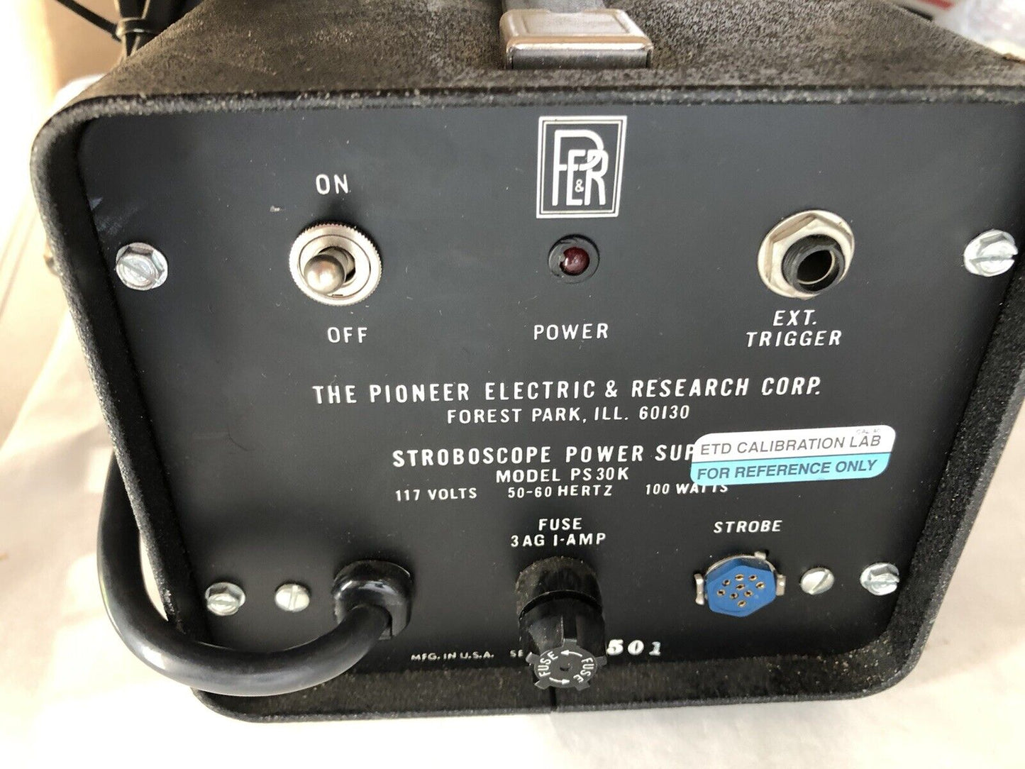 Pioneer Electric & Research Corp Ps30k Stroboscope Power Supply,Dk